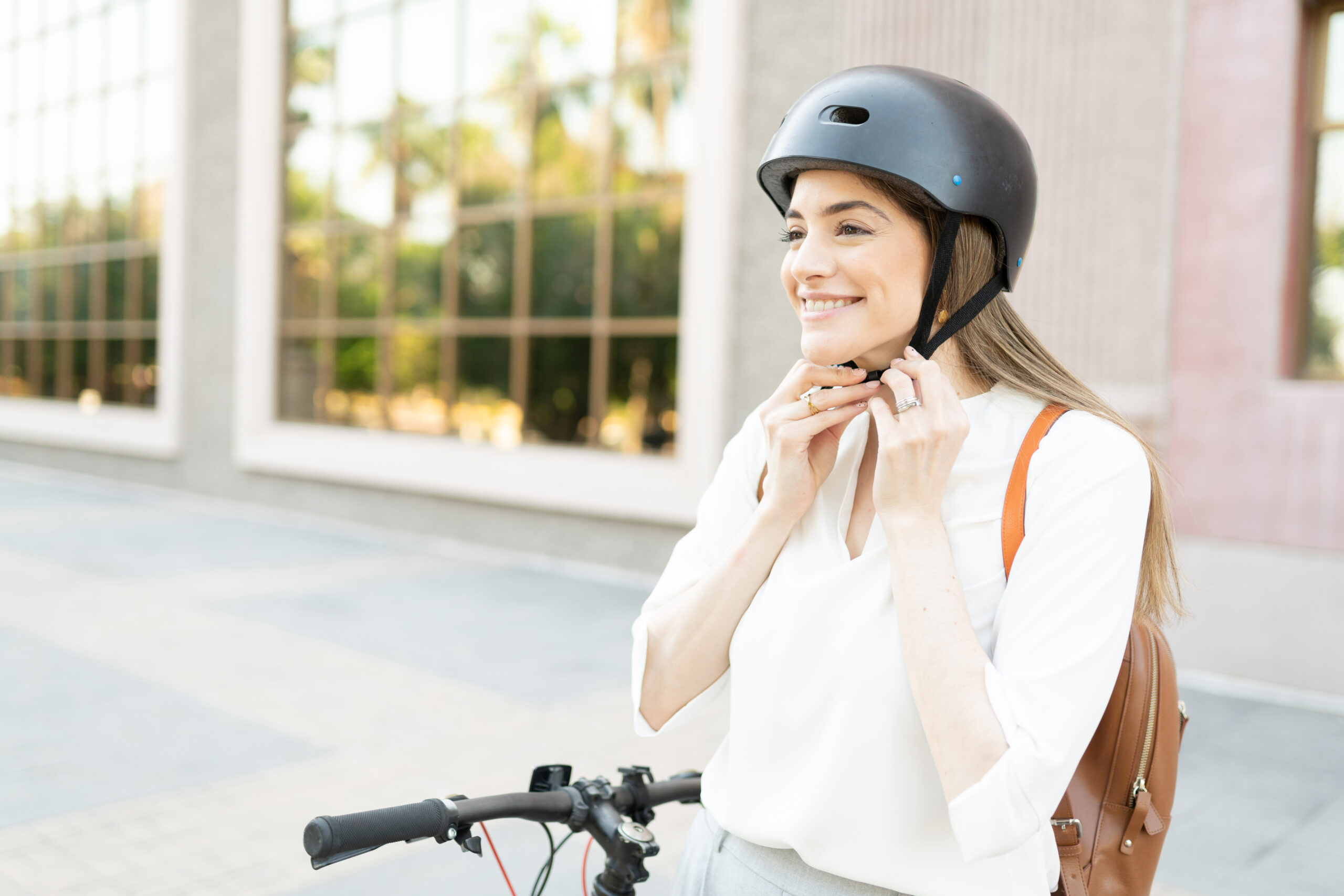 Wearing helmets