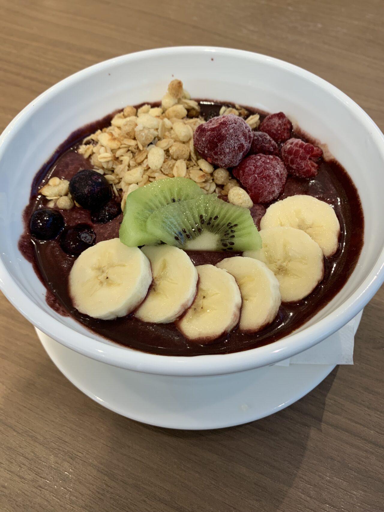 “Acai bowl at St. Luke’s International Hospital restaurant."